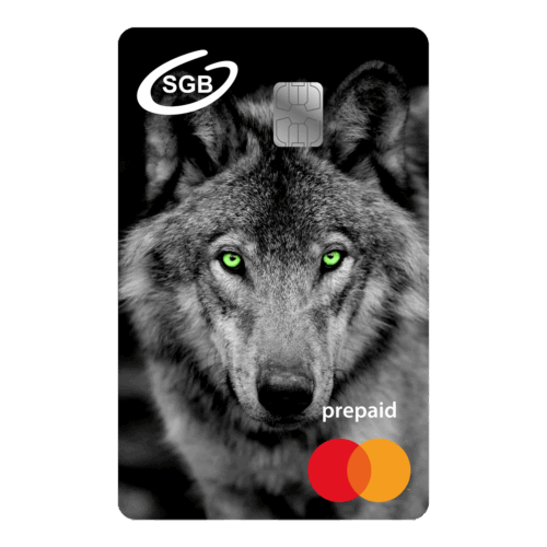 Karata z wizerunkiem wilka