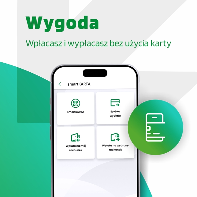 Wygoda - Wpłacasz i wypłacasz bez użycia karty